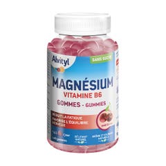 Alvityl Magnesio vitamina B6 sabor cereza x45 gummies