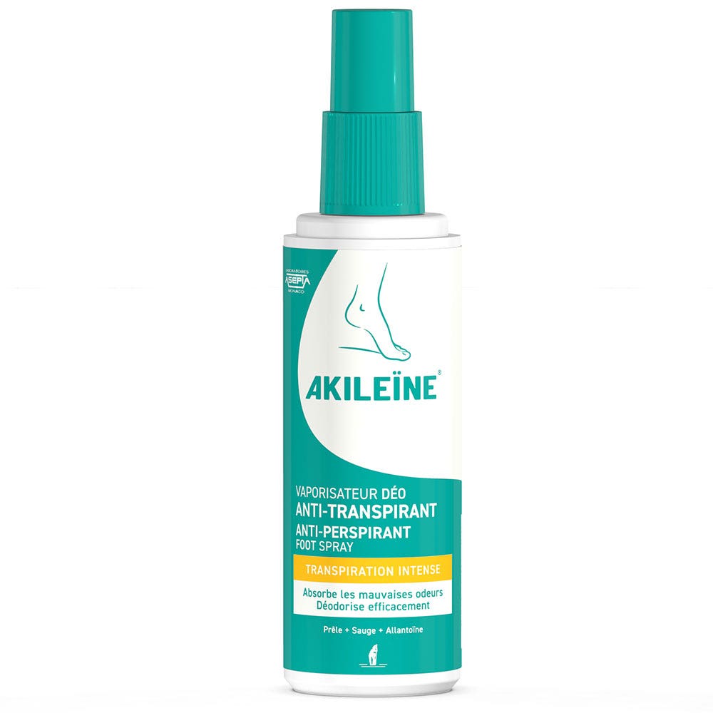 Asepta Akileine Desodorante antitranspirante vaporizador 100 ml