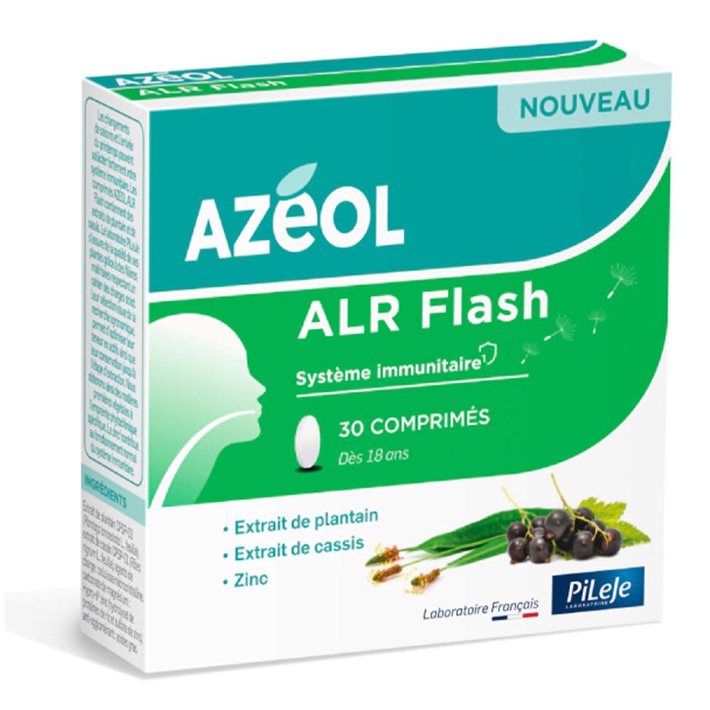 Pileje Azeol Immune System 30 Comprimidos Azéol ALR Flash Pileje Flash ALR 30 comprimidos