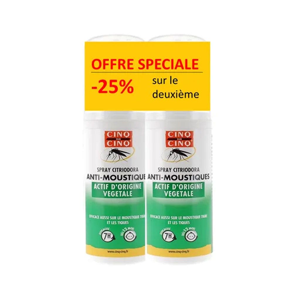 Cinq Sur Cinq Citriodora Citriodora Spray antimosquitos 2x100ml
