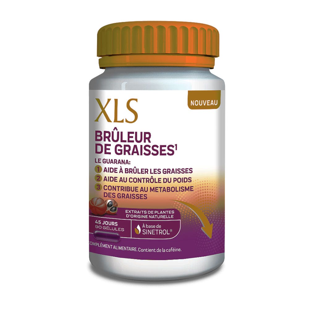 Xl-S Quemagrasas con guaraná con sinetrol 90 cápsulas
