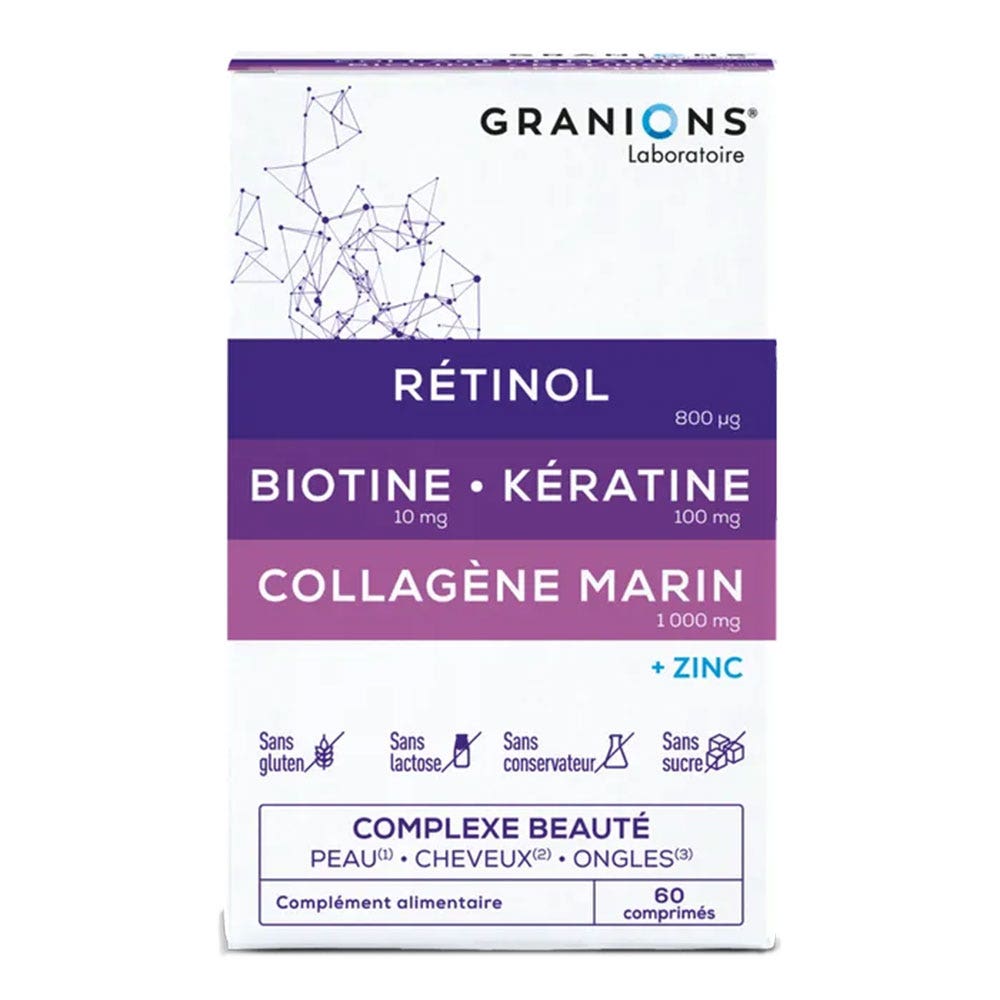 Granions Complex Belleza piel, cabello y uñas 60 comprimidos