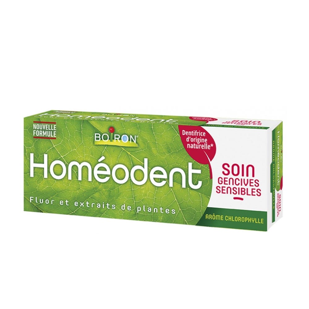 Boiron Homeodent Encías sensibles Pasta dentífrica Clorofila 75 ml