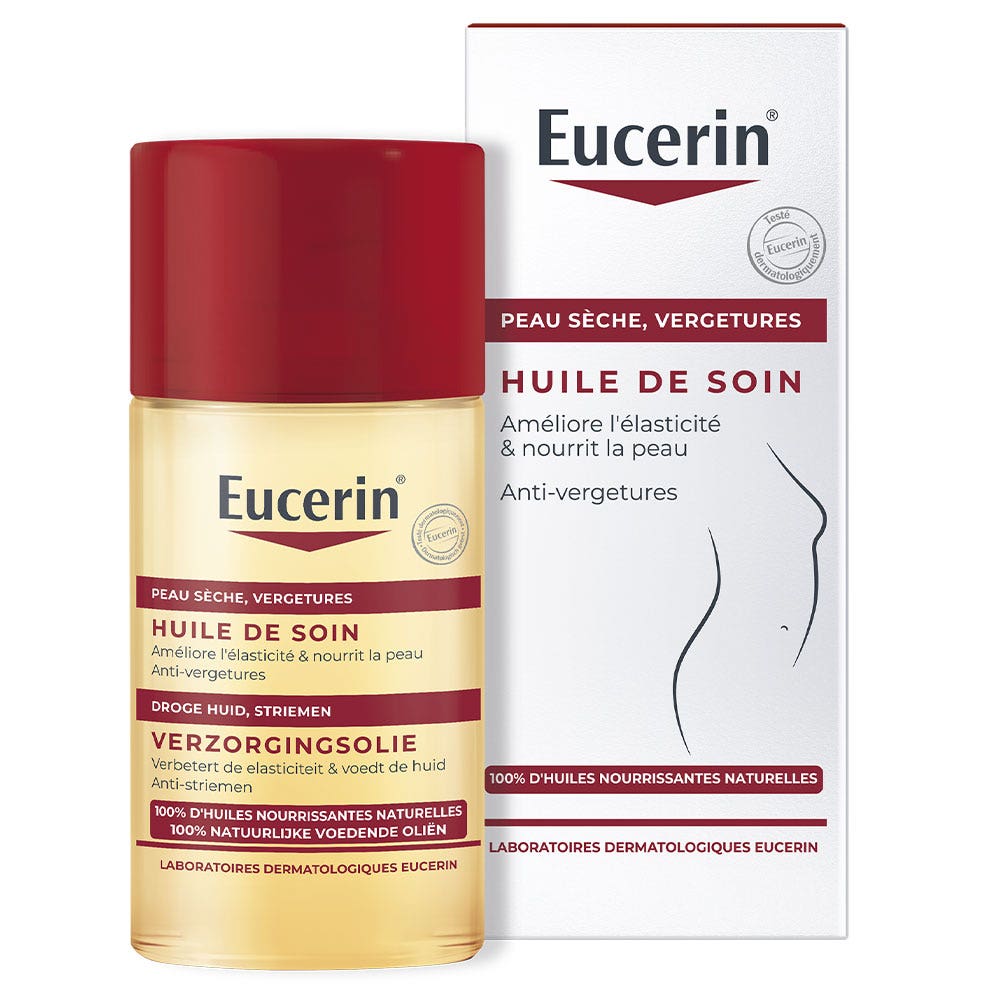 Eucerin Aceite Estrias Pieles Sensibles Vergetures Peaux Sèches 125ml