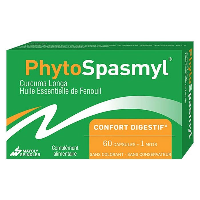 Mayoly Spindler Phytospasmyl Confort Digestivo 60 Cápsulas
