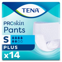 Tena Proskin plus Pantalones absorbentes para la incontinencia urinaria Size S 65-85cm X14