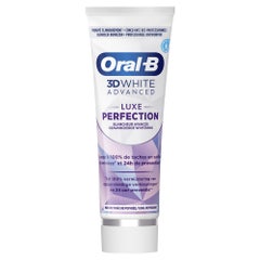 Oral-B 3D White Advanced Pasta dentífrica Perfection Blanqueador avanzado de lujo 75 ml