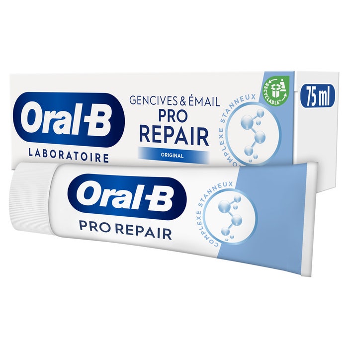 Oral-B Pro-Repair Pasta dentífrica reparadora de encías y esmalte 75 ml