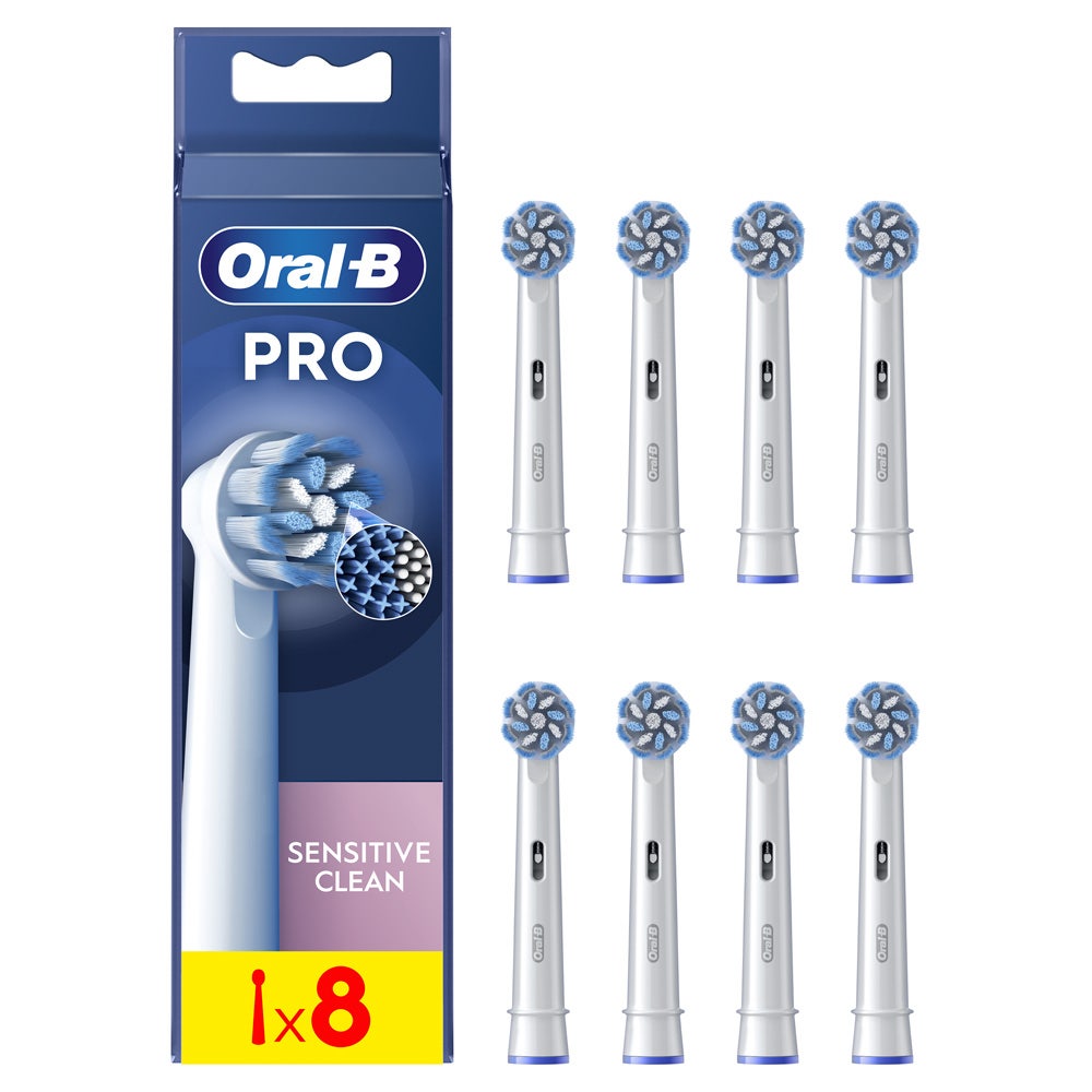 Oral-B Sensitive Clean Cabezales Para Cepillo De Dientes Electrico x8