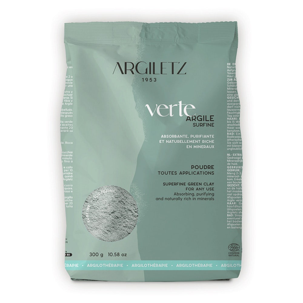 Argiletz Arcilla Verde Surfine Polvo Todas las aplicaciones 300g