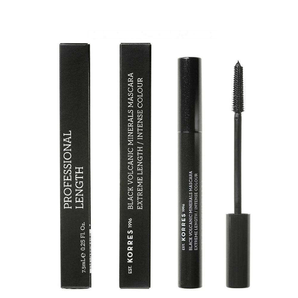 Korres Minerales volcánicos Máscara de pestañas alargadora 7,5 ml