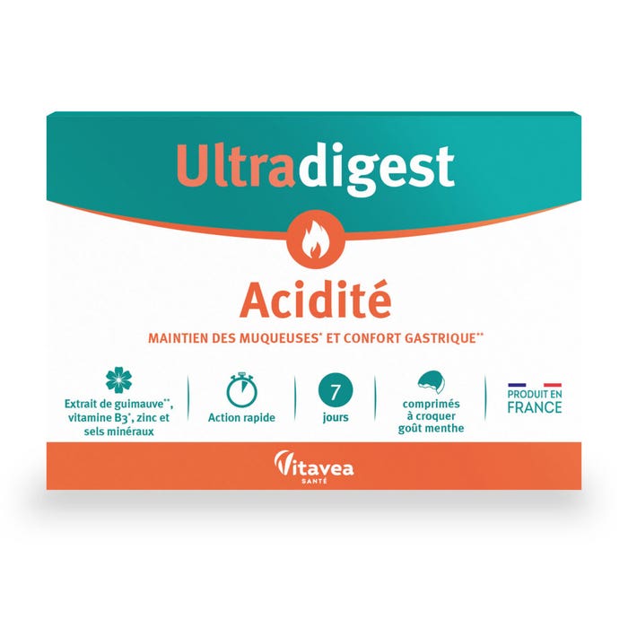 Vitavea Santé Ultradigest Acidité 14 comprimés