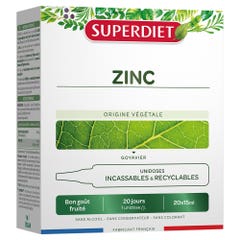Superdiet Zinc Origines de la planta 20x15ml