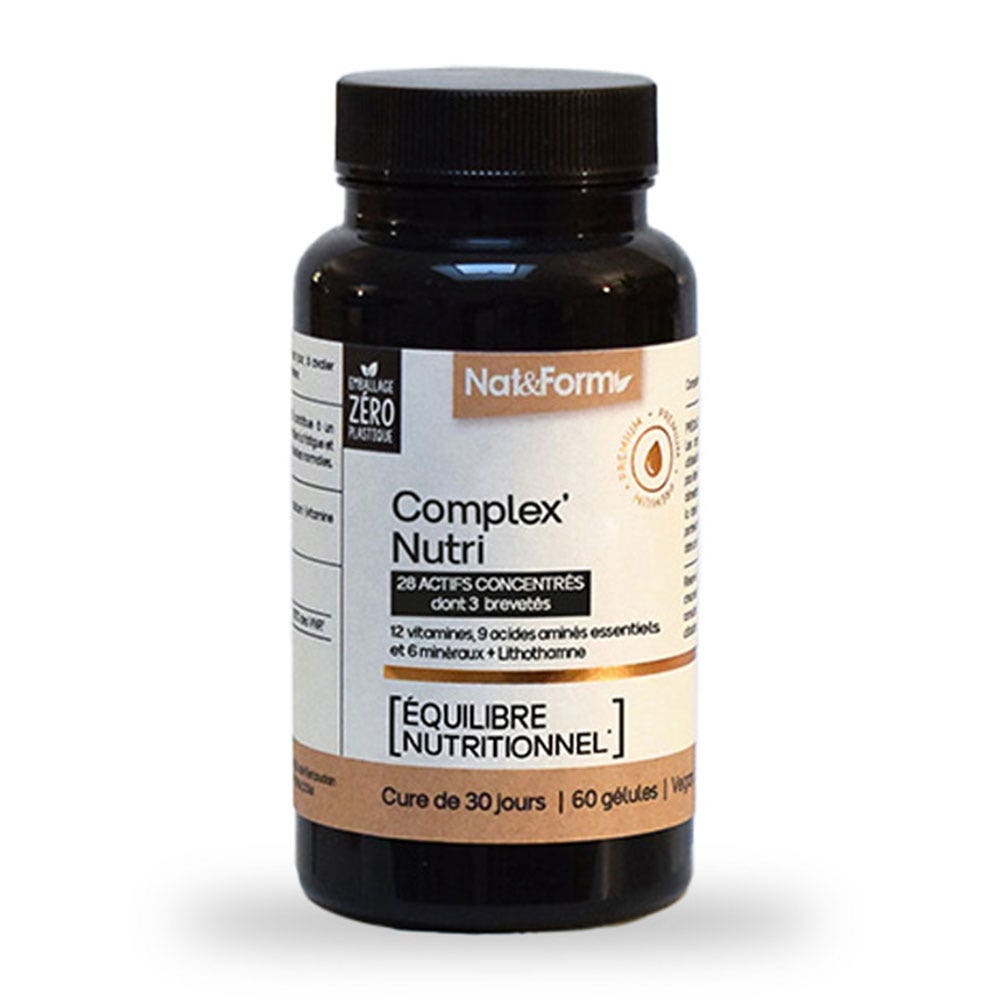 Nat&Form Complex' Nutri equilibrio nutricional 60 cápsulas