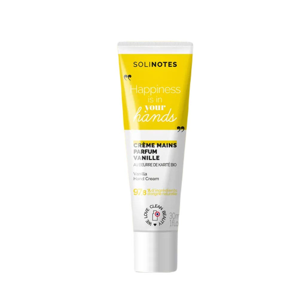 Solinotes Crema de manos con aroma de vainilla 30 ml