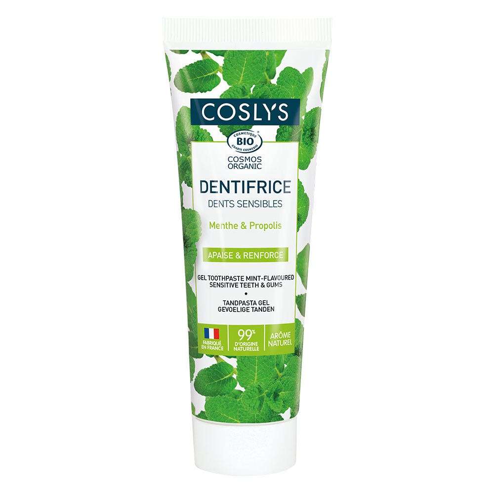 Coslys Denfífrico menta bio Dientes sensibles 75 ml