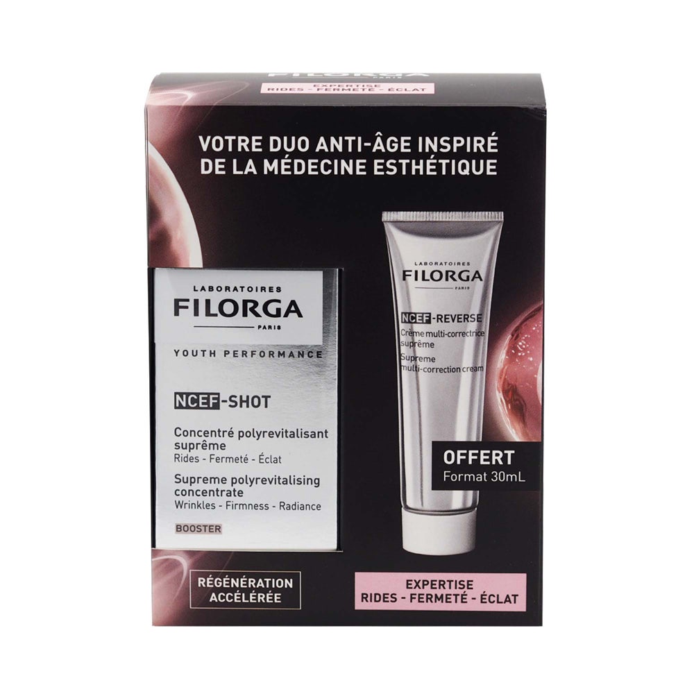 Filorga NCEF-Shot Dúo Sérum Concentrado 15ml + Crema Multicorrectora 30ml
