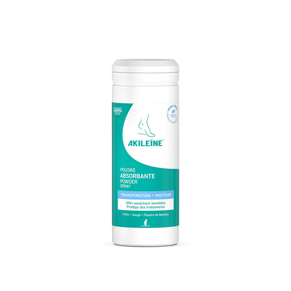 Asepta Akileine Polvo Absorbente Transpiracion Excesiva 75g