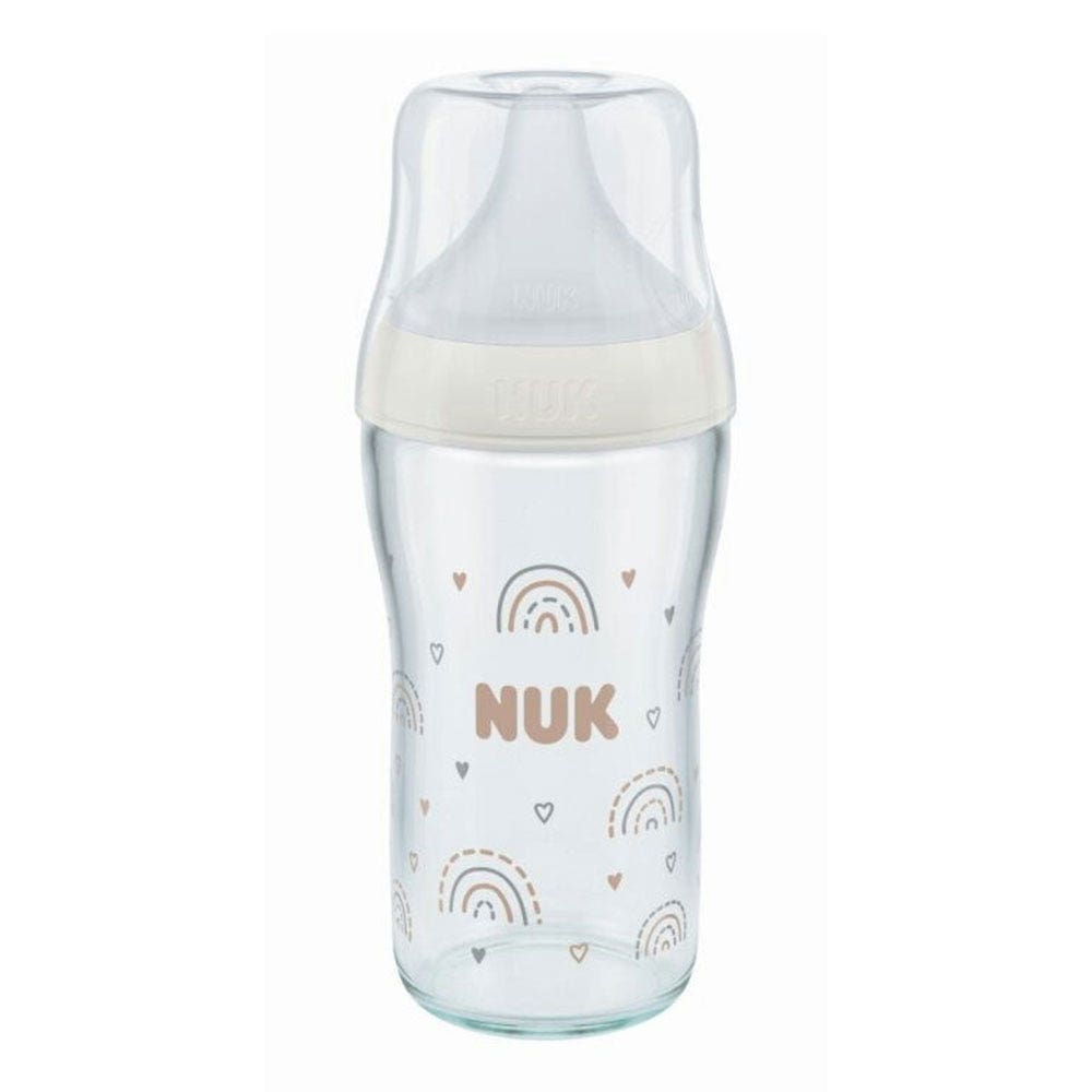 Nuk Perfect Match Biberón de vidrio a partir de 3 meses 230 ml
