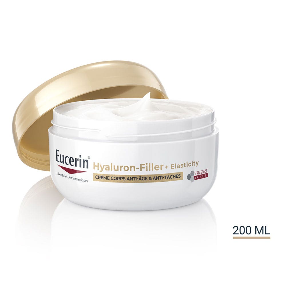 Eucerin Hyaluron-Filler + Elasticity Crema corporal antiedad y antimanchas 200 ml