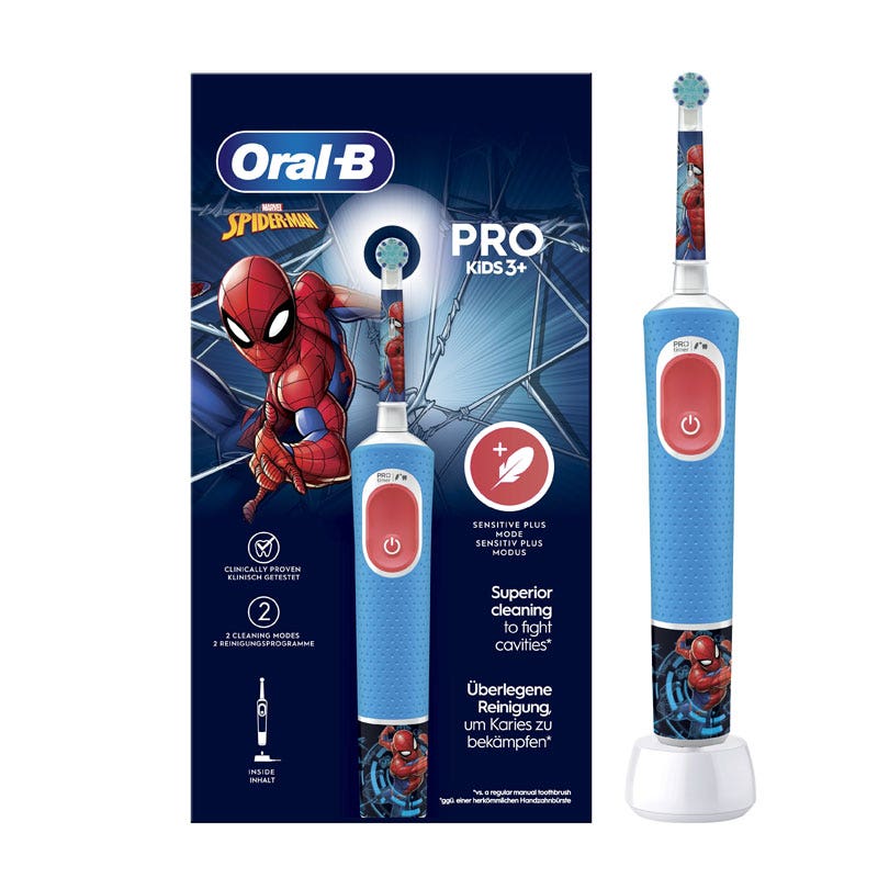Oral-B Kids Spiderman Cepillo De Dientes Electrico A Partir De 3 Anos x1