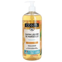 Coslys Jabón líquido ecológico de mandarina de Marsella Manos y cuerpo 1L