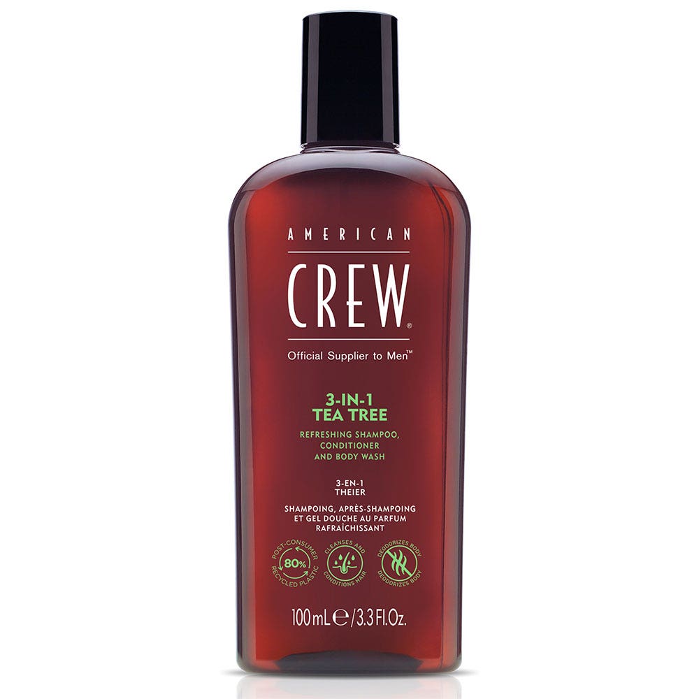 American Crew Champú 3 en 1 Árbol de té 100 ml