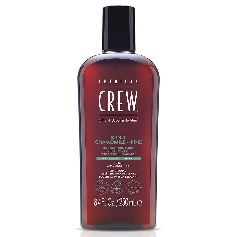 American Crew Champú 3 en 1 Camomila + Pino 250 ml