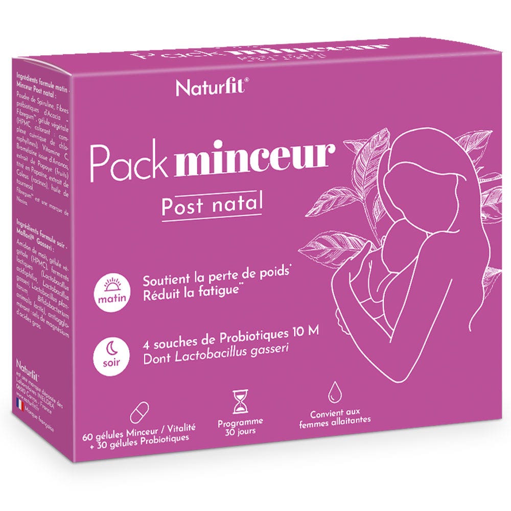 Naturfit Pack adelgazante Postnatal 90 cápsulas