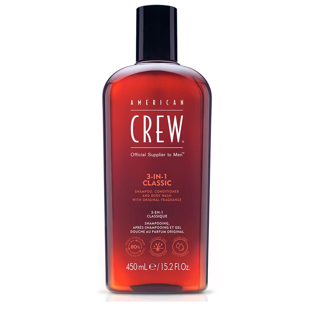American Crew Champú Classic 3 en 1 450 ml