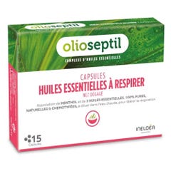 Olioseptil Cápsulas de Aceites Esenciales Respirables 15 cápsulas