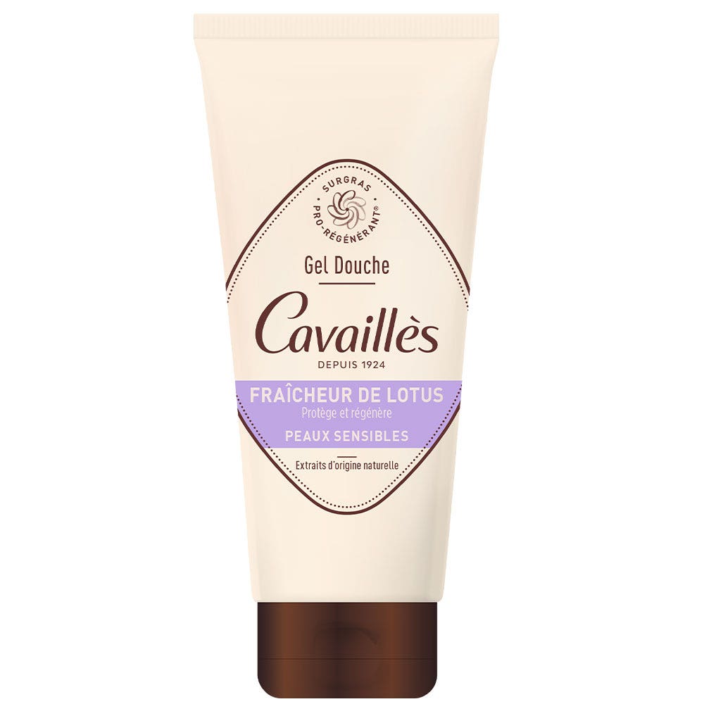 Cavaillès Surgras Actif Gel ducha extra suave Flor de Loto 200 ml