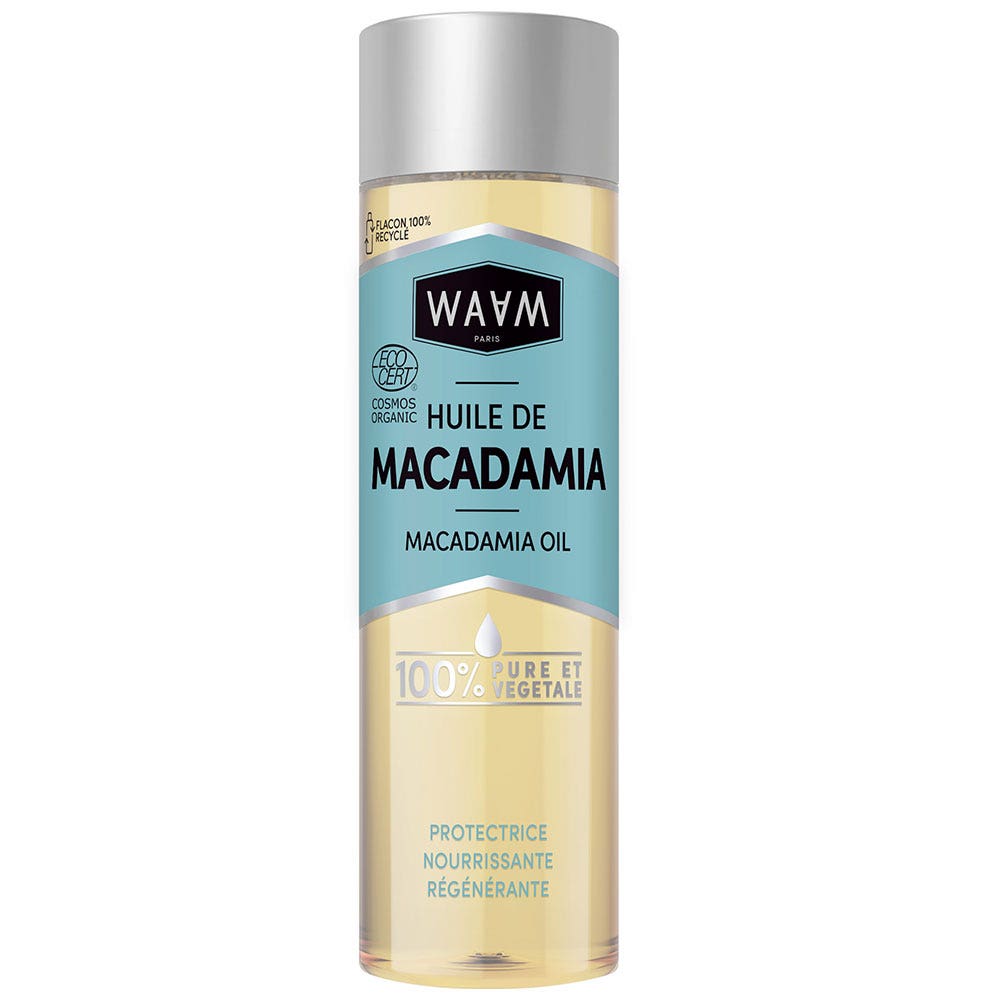 Waam Aceite vegetal Macadamia ecológica 75ml