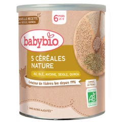 Babybio Cereales naturales Nature&amp;Bio 6 meses o más 220g