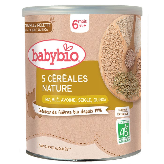 Babybio Cereales naturales Nature&Bio 6 meses o más 220g