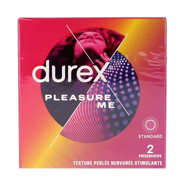 Durex Pleasure Preservativos textura intensa puntos y estrías Dame Placer Ultra x2
