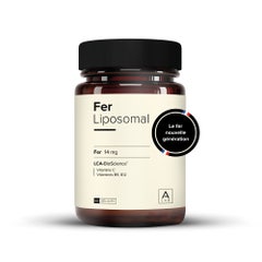A-LAB Hierro liposomal 14 mg Anti-Fatiga Immunea Deficiencia energética 60 cápsulas