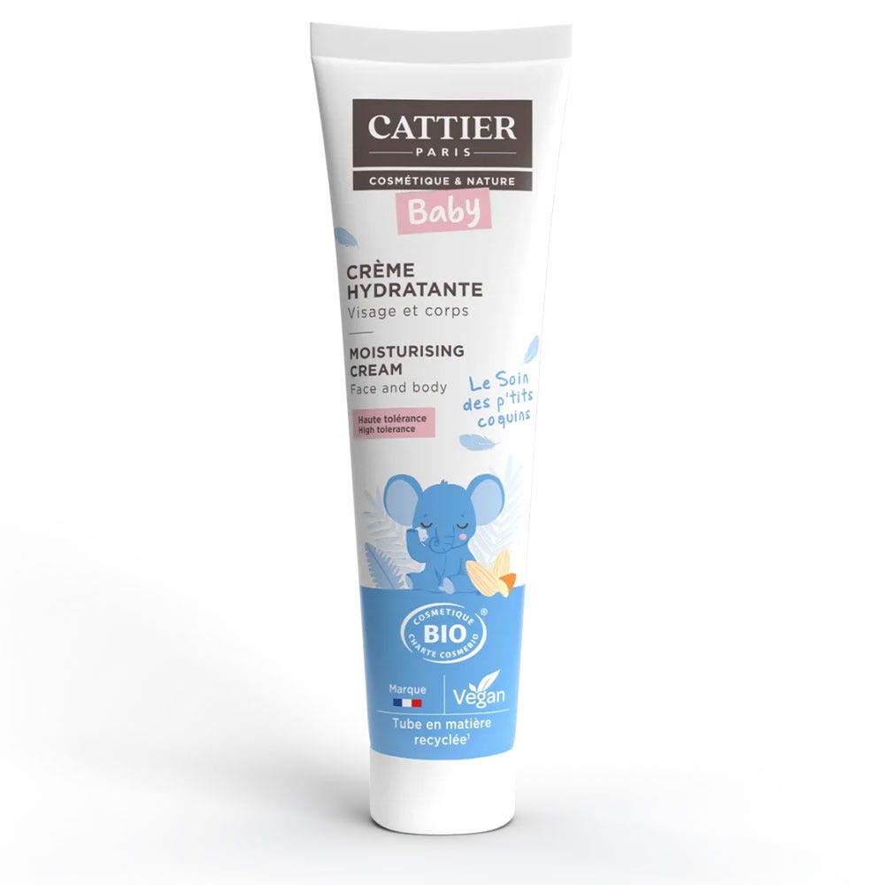 Cattier Bebé Crema hidratante bio rostro y cuerpo 75ml