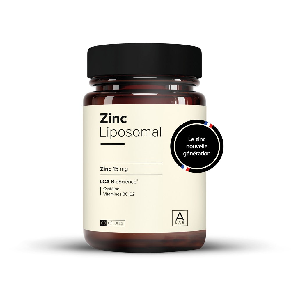 ALAB Zinc Liposomal 15mg Immunea Piel Cabello Visión Acné 60 cápsulas