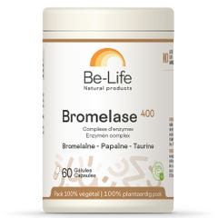 Be-Life Bromelase 400 60 cápsulas