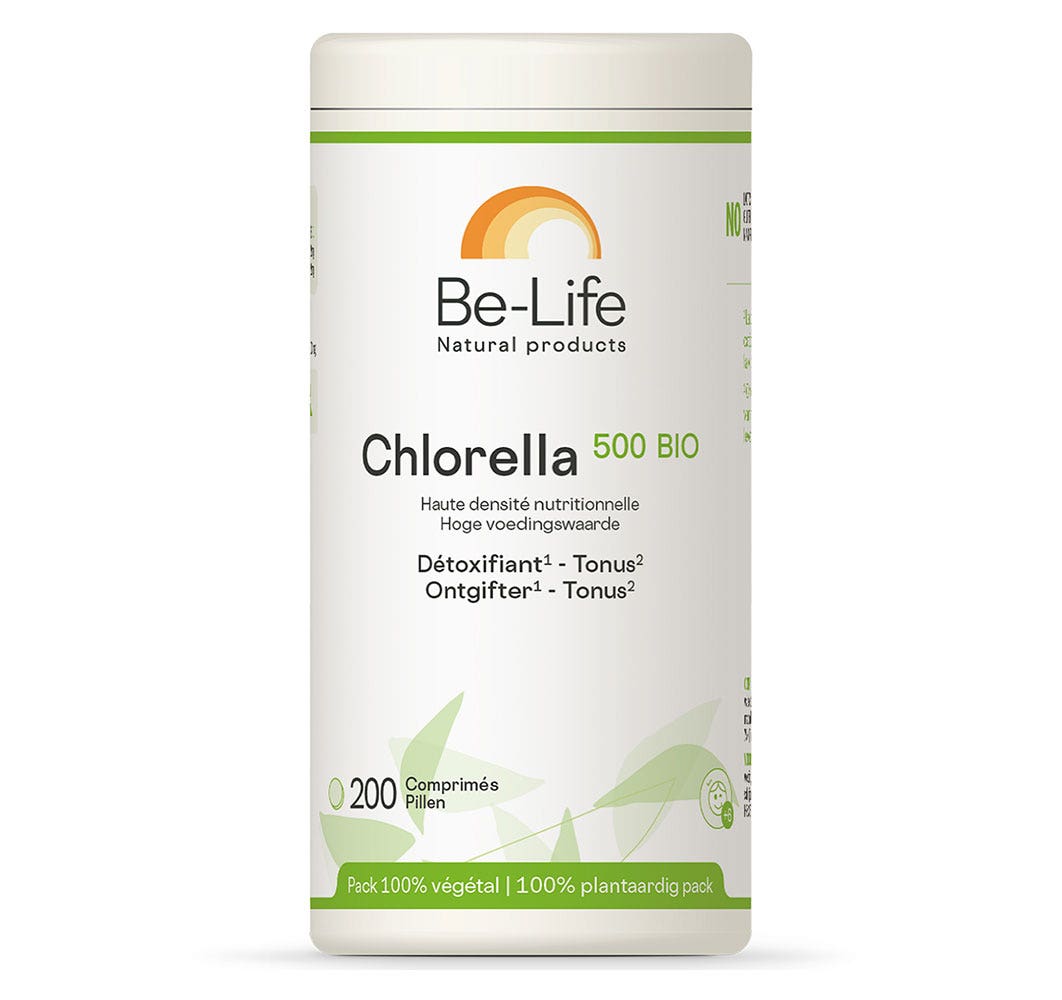 Be-Life Chlorella 500 Bio 200 comprimidos