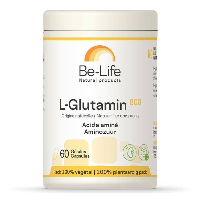 Be-Life L-glutamin 800 Aminoácidos 60 cápsulas