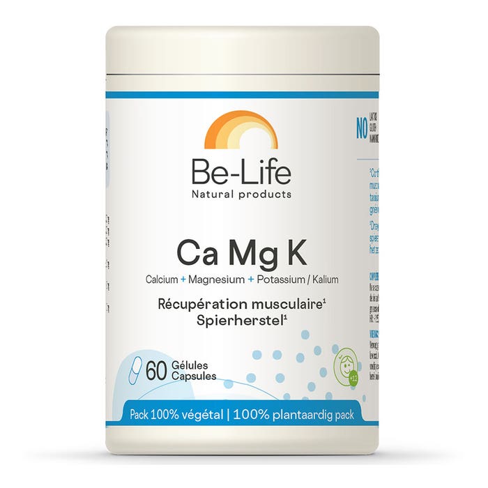 Be-Life Ca Mg K 60 cápsulas