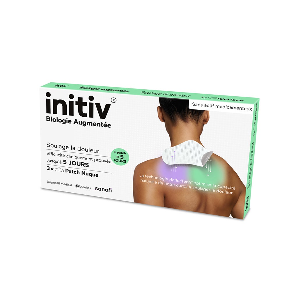 Initiv Parche para cuello de adulto 1 caja de 3 parches
