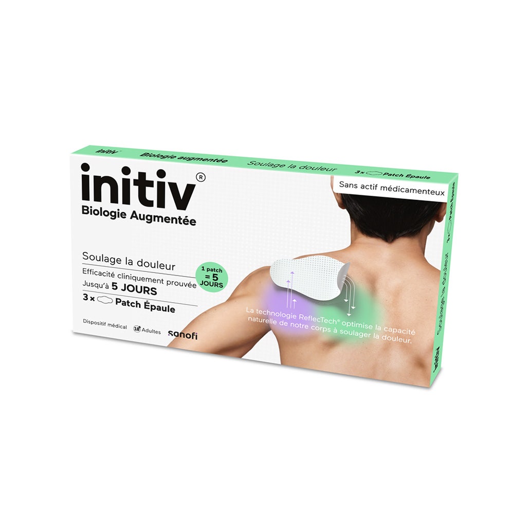 Initiv Parche para hombro de adulto 1 caja de 3 parches
