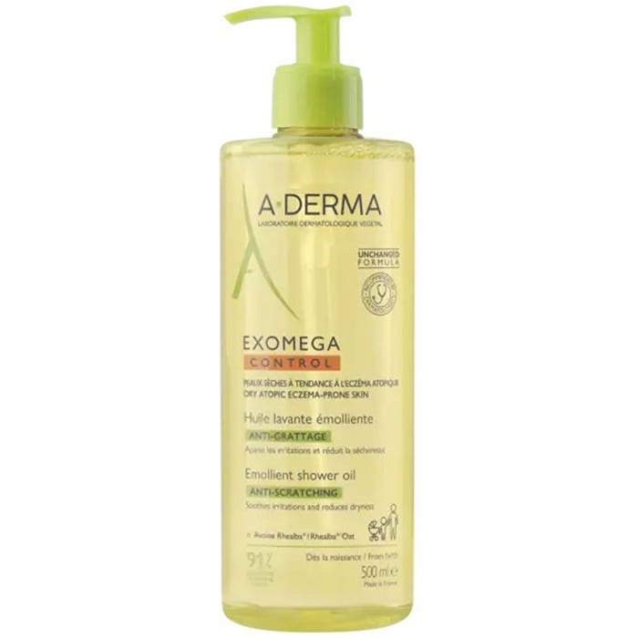 A Derma Exomega Control Aceite Limpiador Emoliente Calmante 500ml a-derma-exomega-control-aceite-limpiador-emoliente-calmante-500ml
