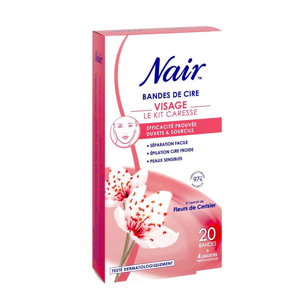 Nair Sensible Depilacion Con Tiras De Cera Fria Nair Nair Tiras De
