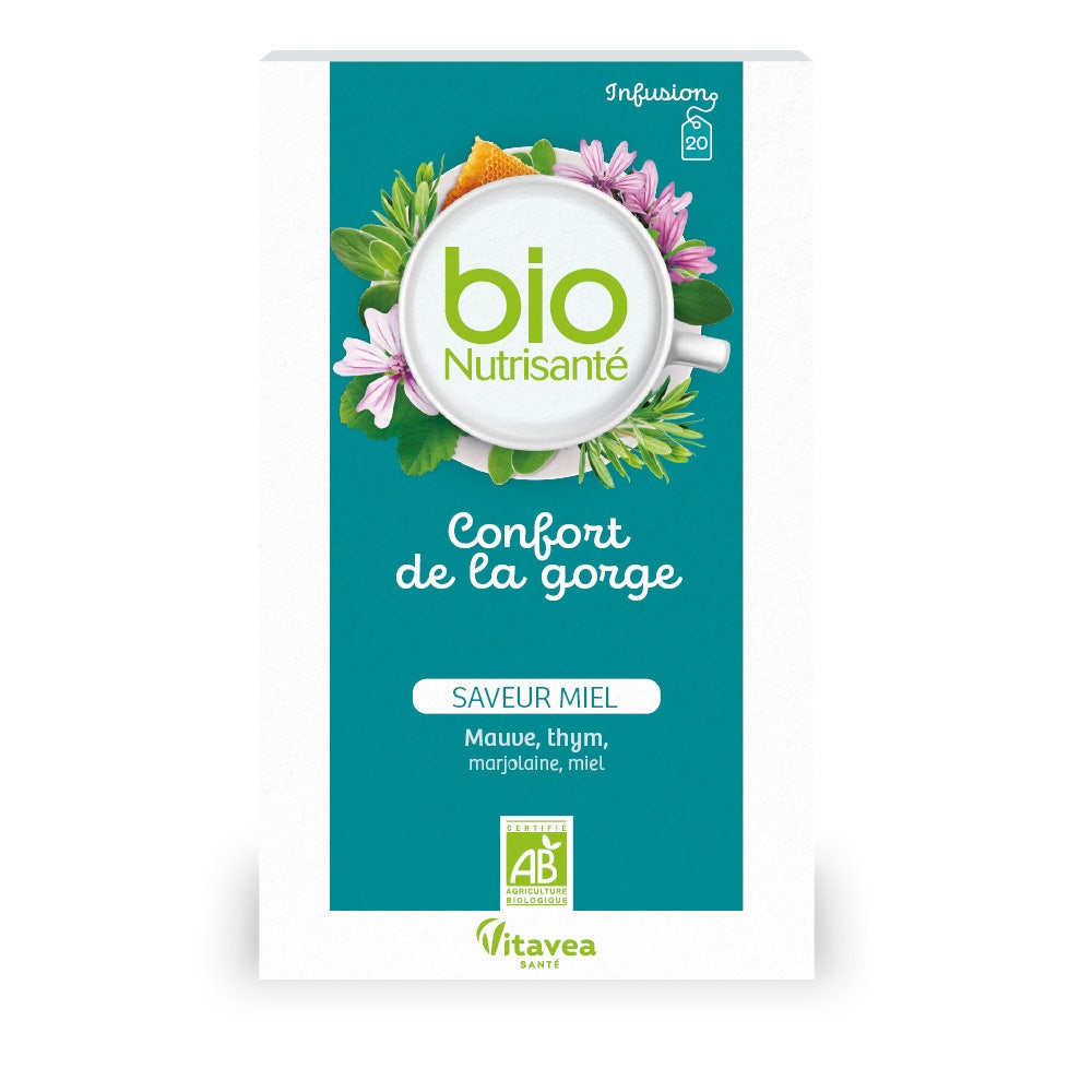 Vitavea Santé BioNutrisanté Infusión Bio Confort Garganta 20 Bolsitas