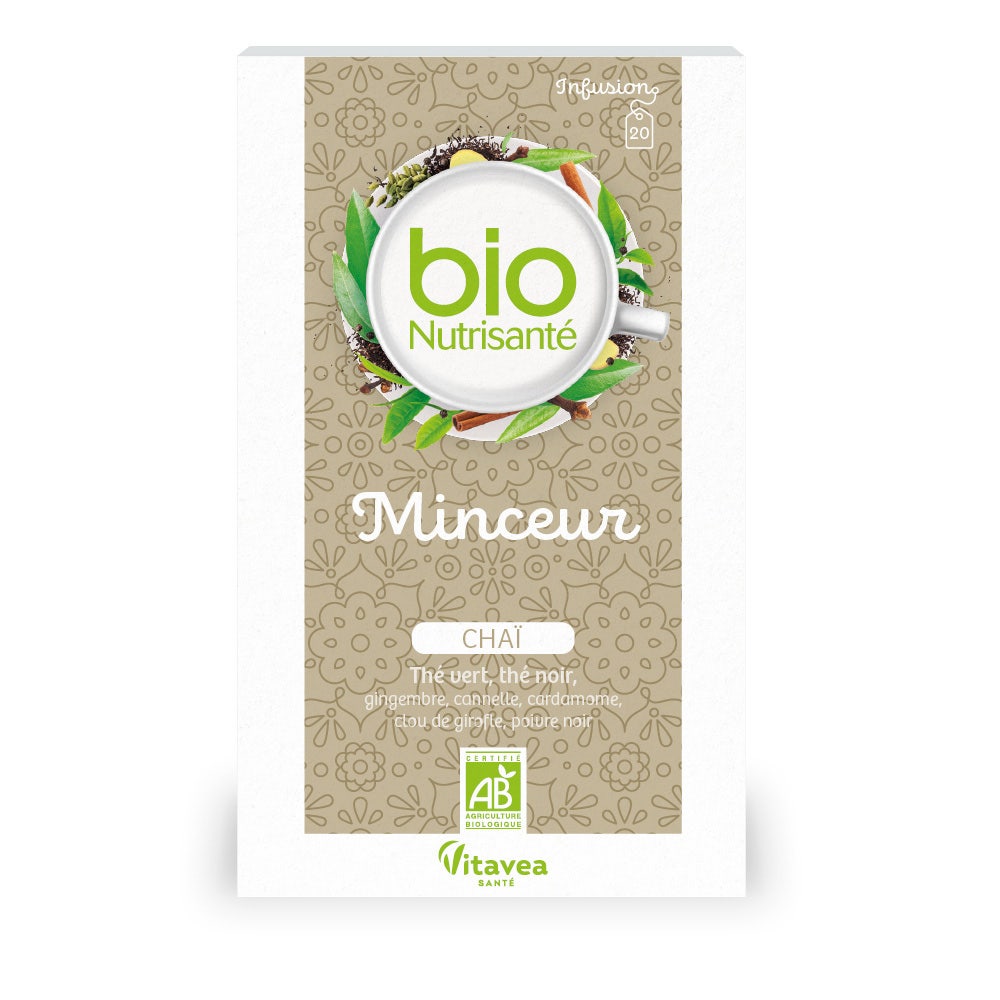 Vitavea Santé BioNutrisanté Bio infusión adelgazante Chaï 20 sobres