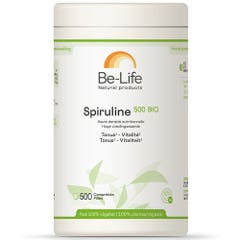 Be-Life Spirulina 500 Orgánica 500 comprimés